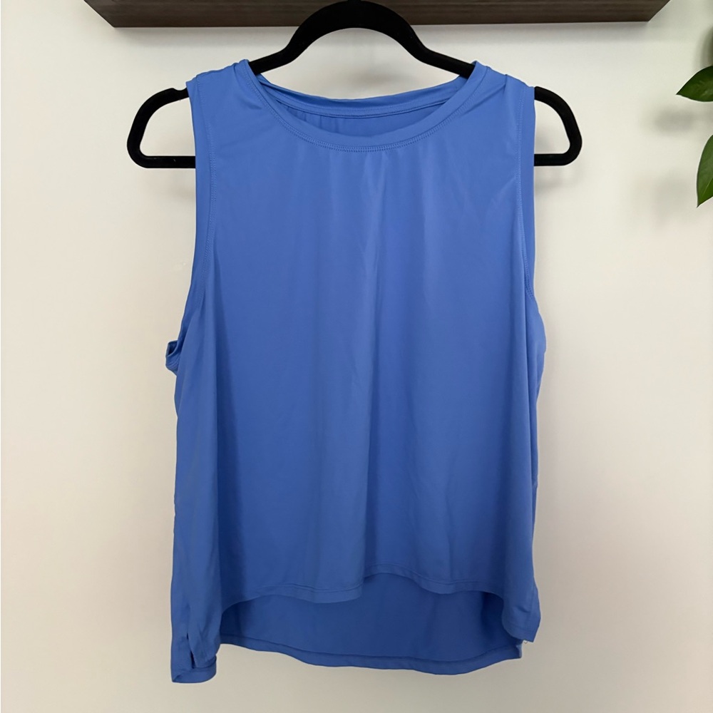 Blue Sleeveless Women's Top